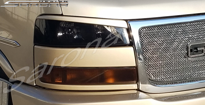 Custom Chevy Express Van  Eyelids (2003 - 2024) - $89.00 (Part #CH-002-EL)